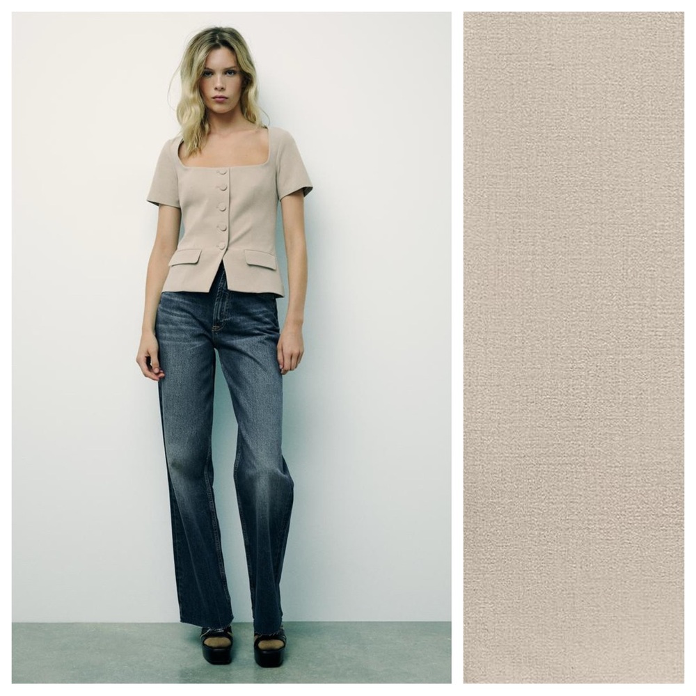 Dark Beige waistcoat Only Worn Once, Basically Brand New.